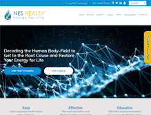Tablet Screenshot of neshealth.com